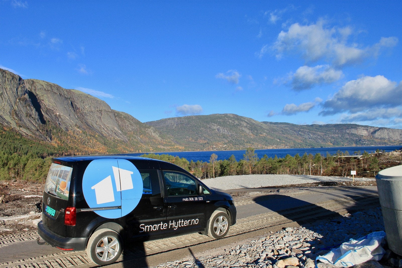 Bilde fra tomteområdet. Galleribilde
