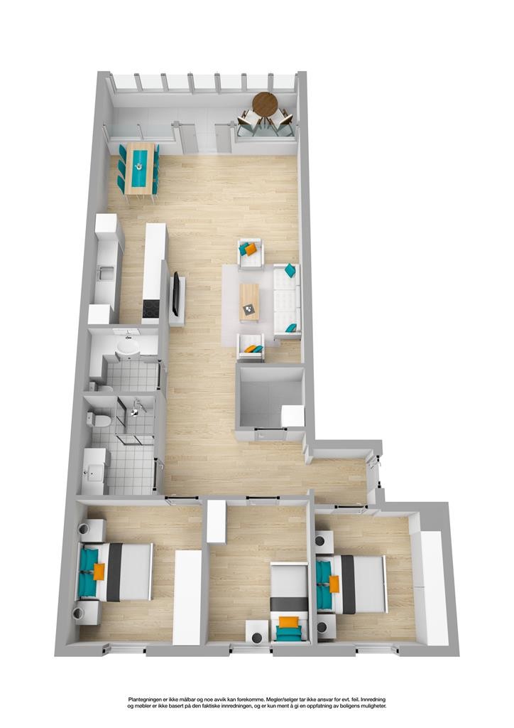 Plantegning 3d Galleribilde