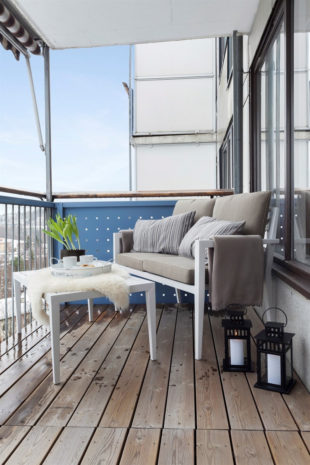 God plass til utemøblement og grill. Galleribilde