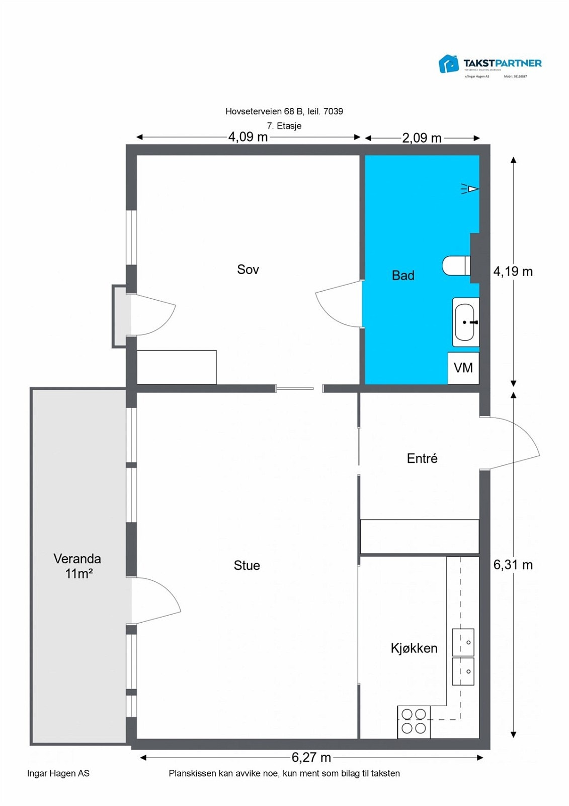 Plantegning 2D. Galleribilde