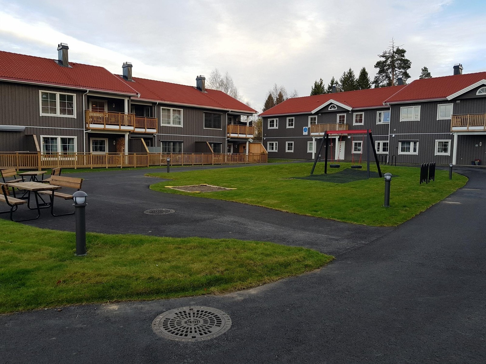 Fint uteområde Galleribilde