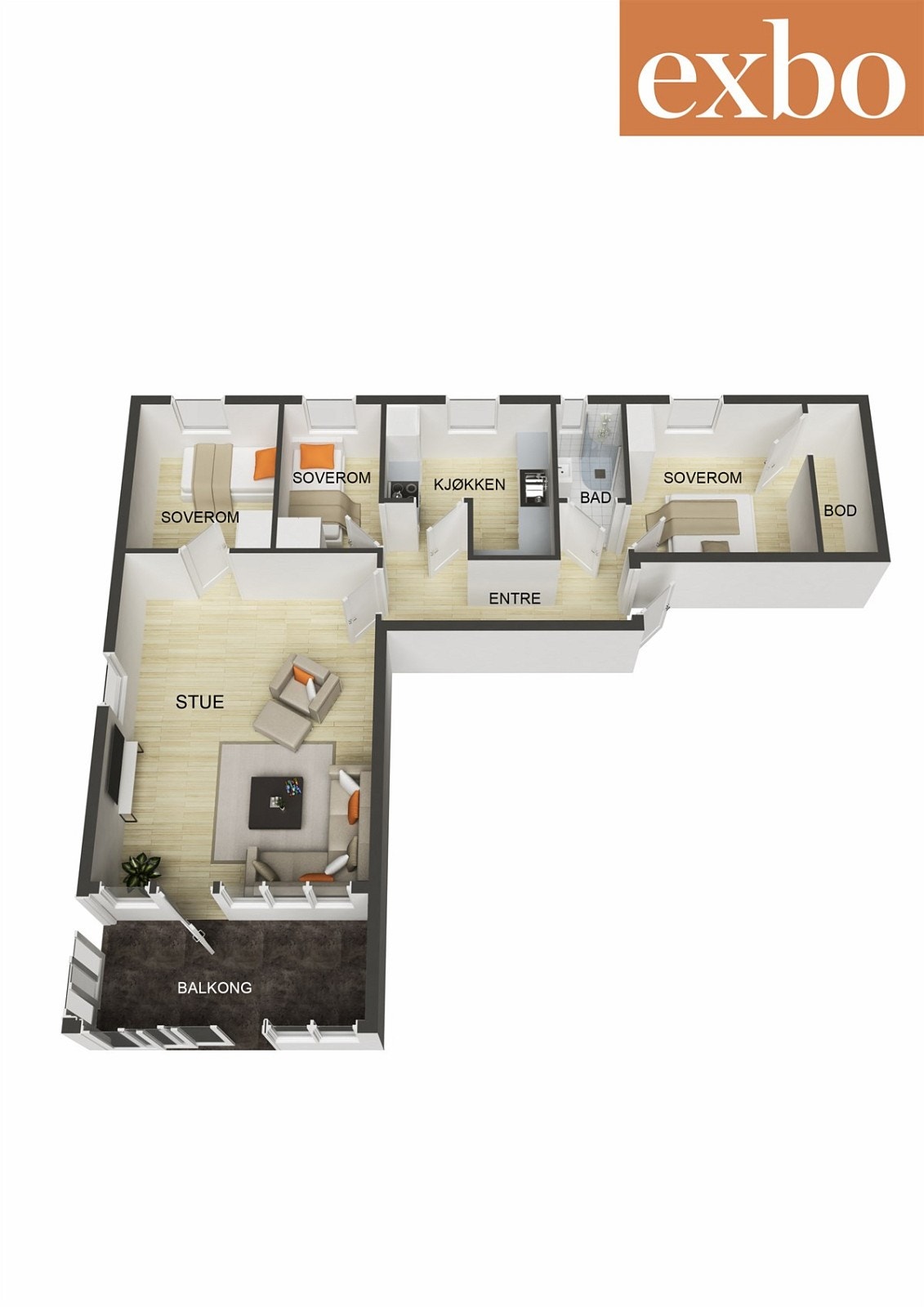 Plantegning Galleribilde