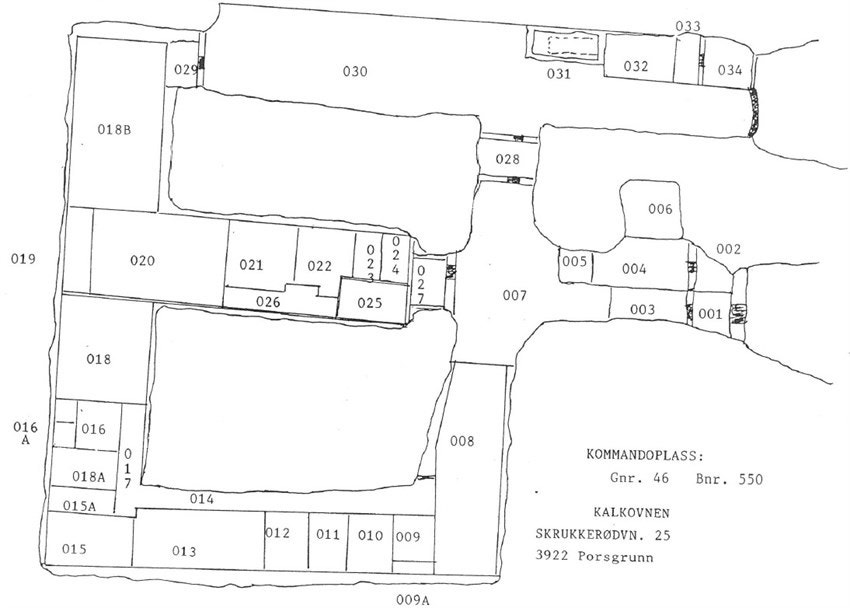 Plantegning fjellanlegg Galleribilde