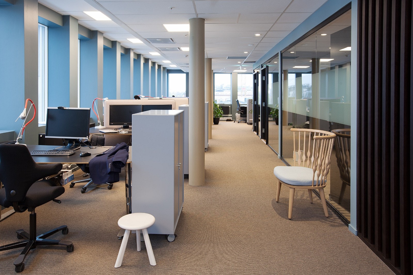 Eksempel åpne arbeidsplasser Galleribilde