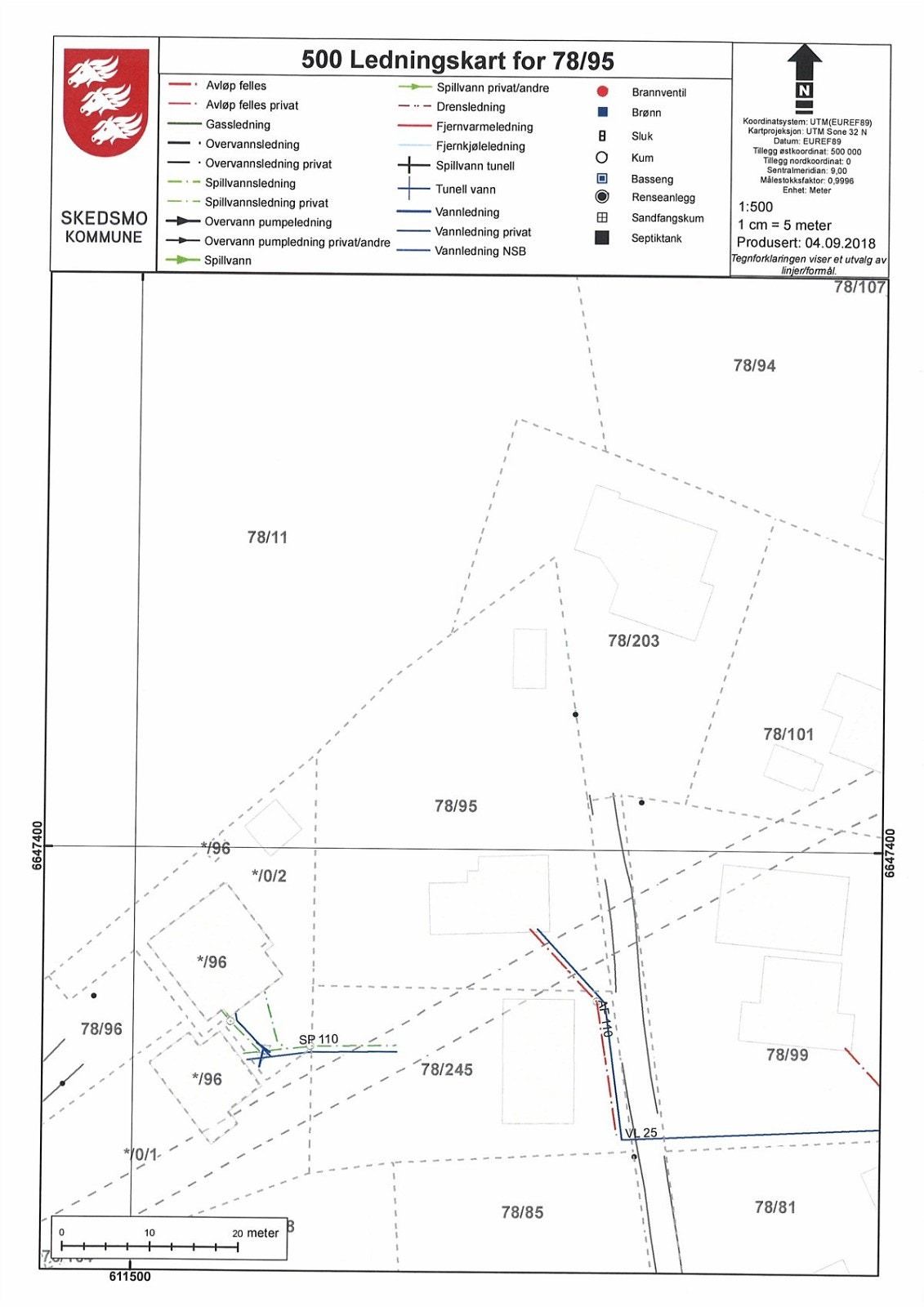 Ledningskart Galleribilde