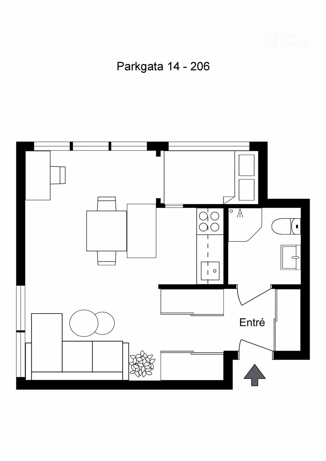 Planskisse Galleribilde