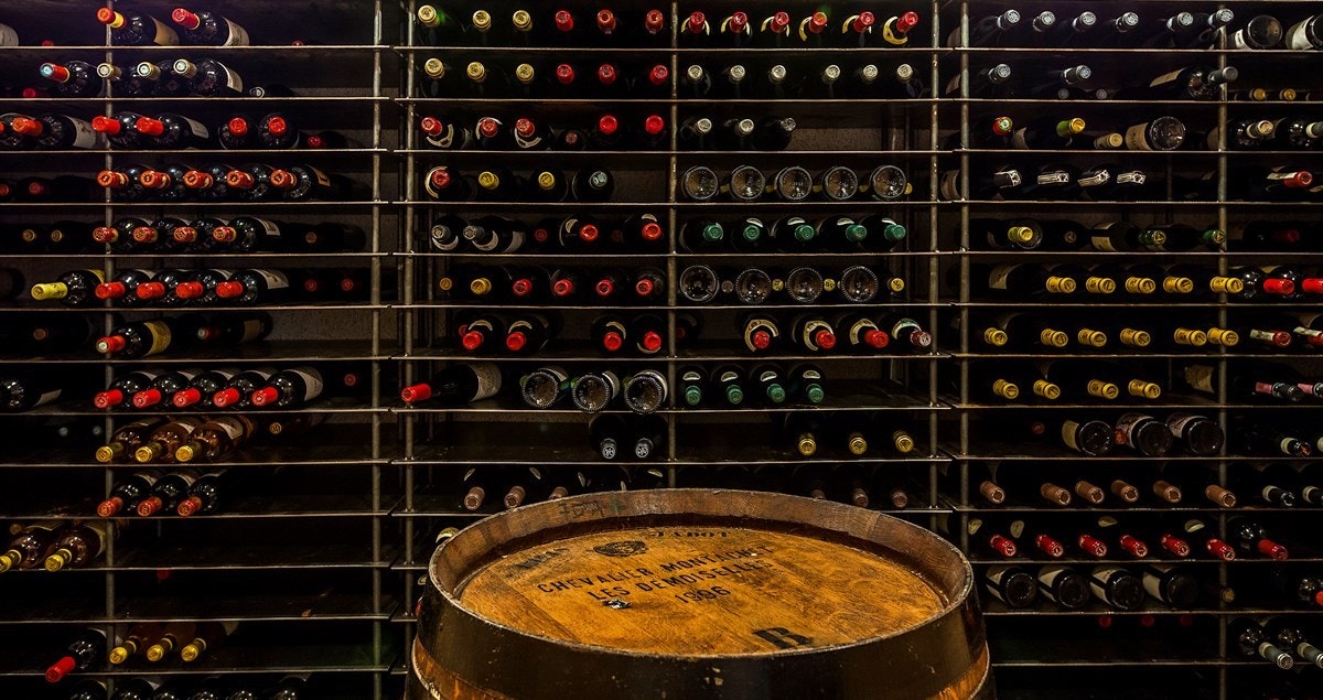 Vinkjeller med kapasitet på ca. 4000 flasker. Galleribilde