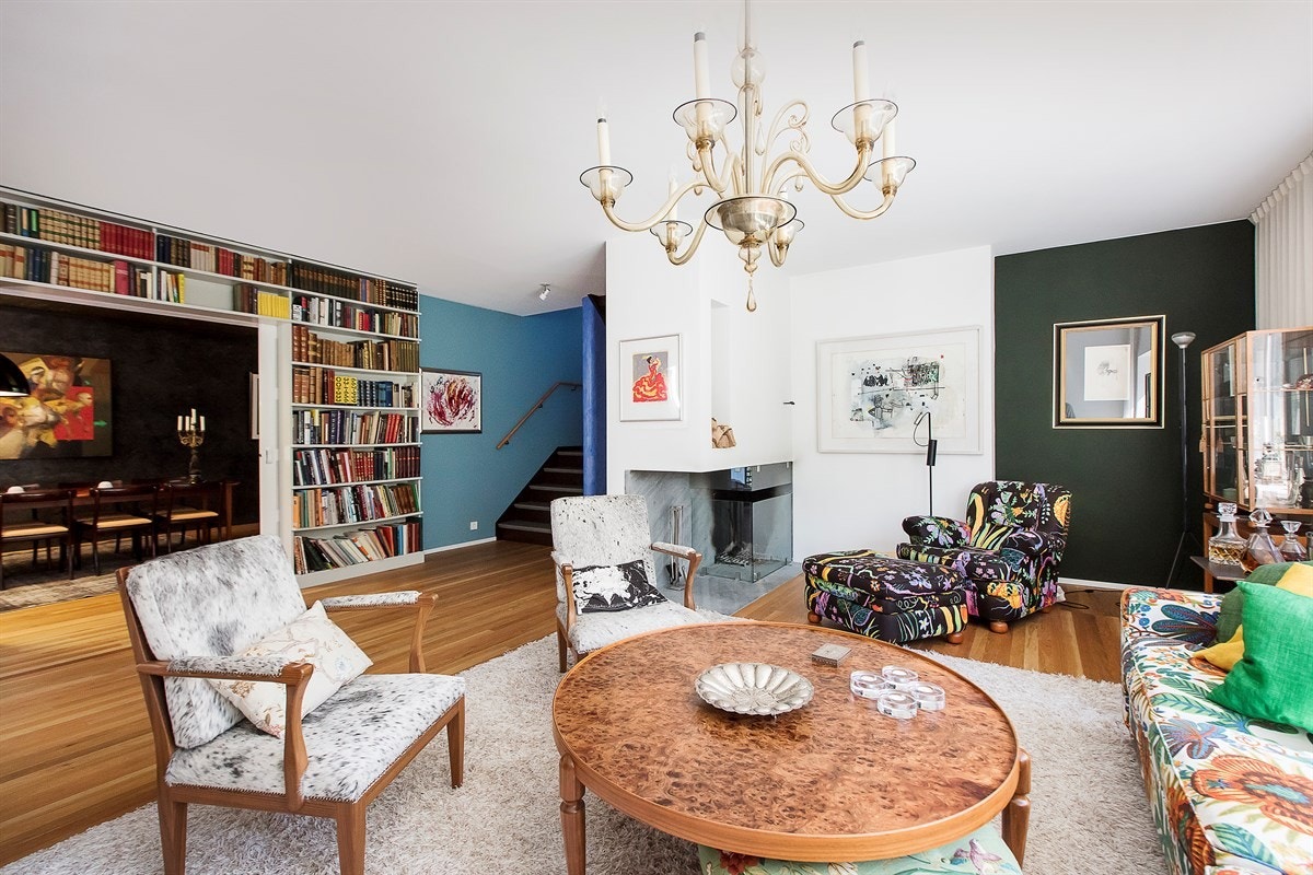 Stuen og spisestuen ligger i rekke. Galleribilde