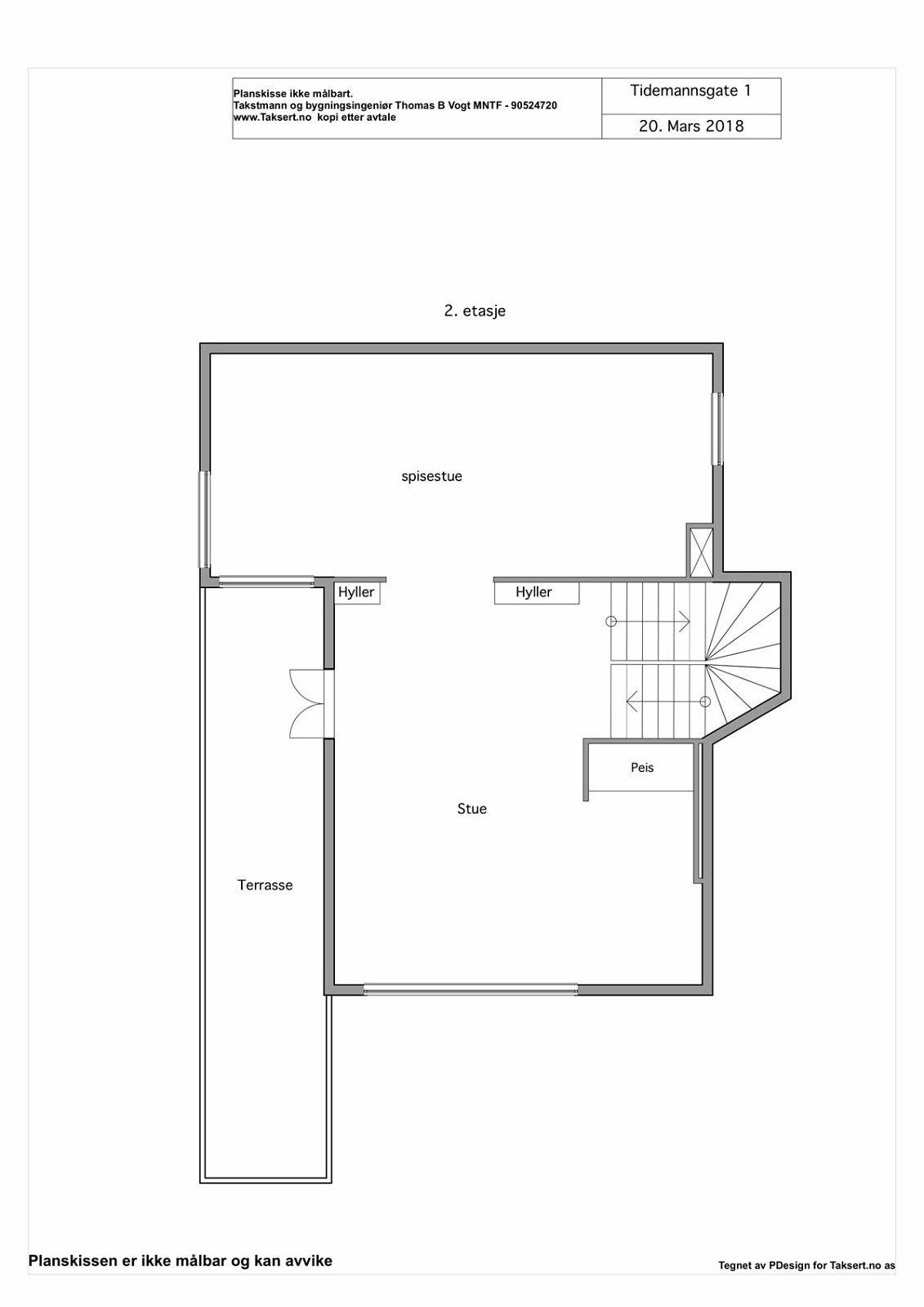 Plantegning: 2. etasje Galleribilde