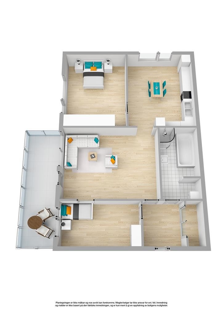 3dplan og 1 Galleribilde
