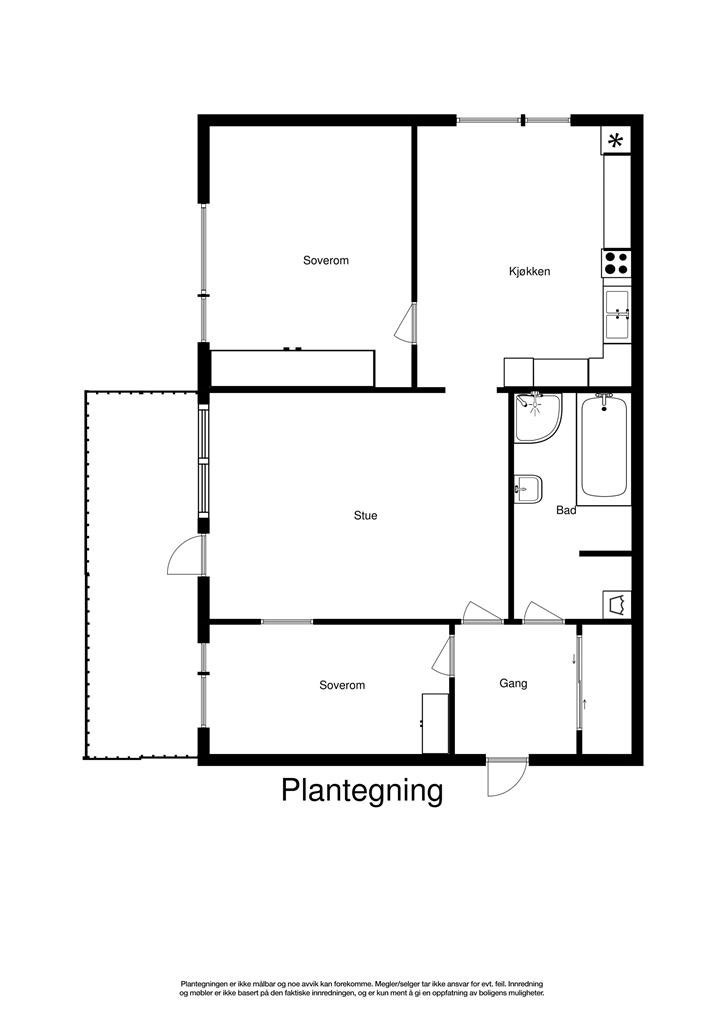 2dplan og 1 Galleribilde