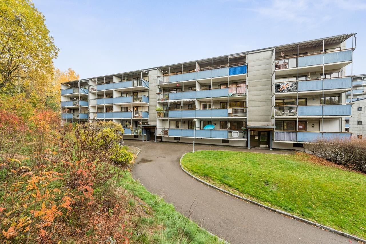 Hovseterveien 66 C har en attraktiv intern plassering innerst på borettslagets område Galleribilde