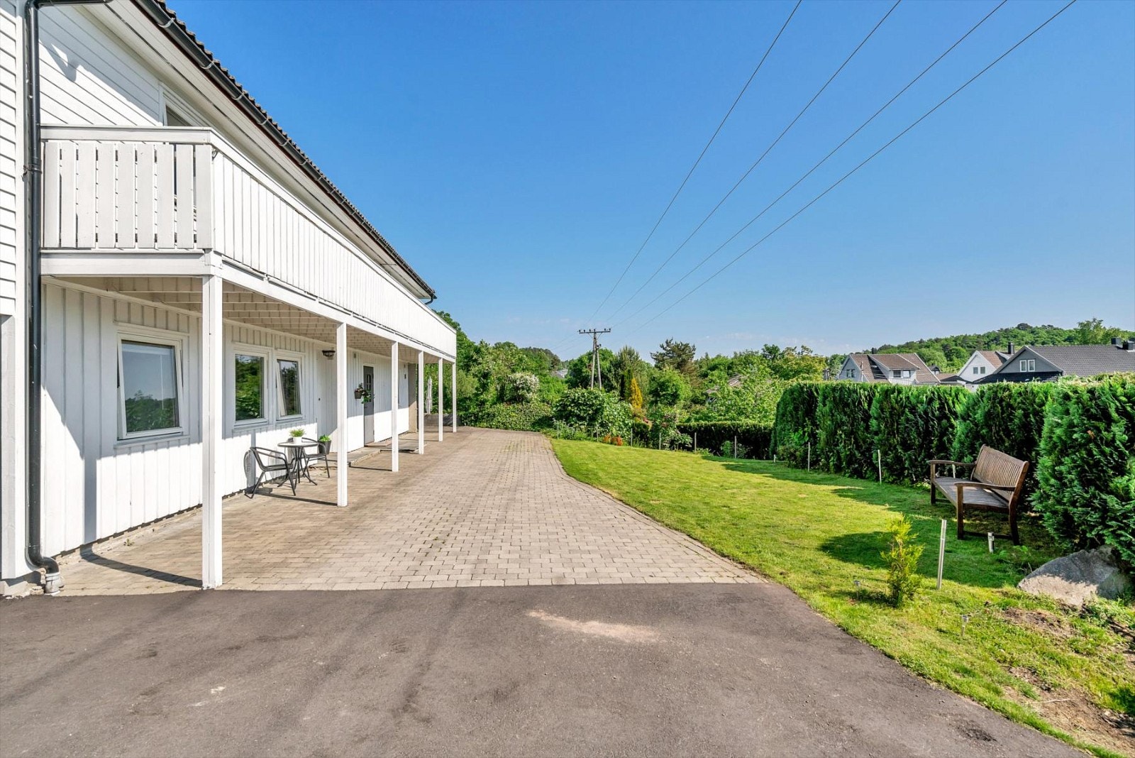 Flott inngangsparti Galleribilde