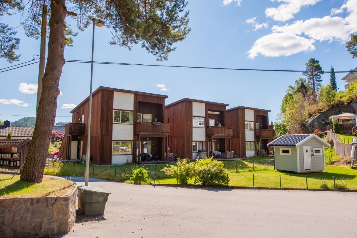 Vestvendt fasade Galleribilde