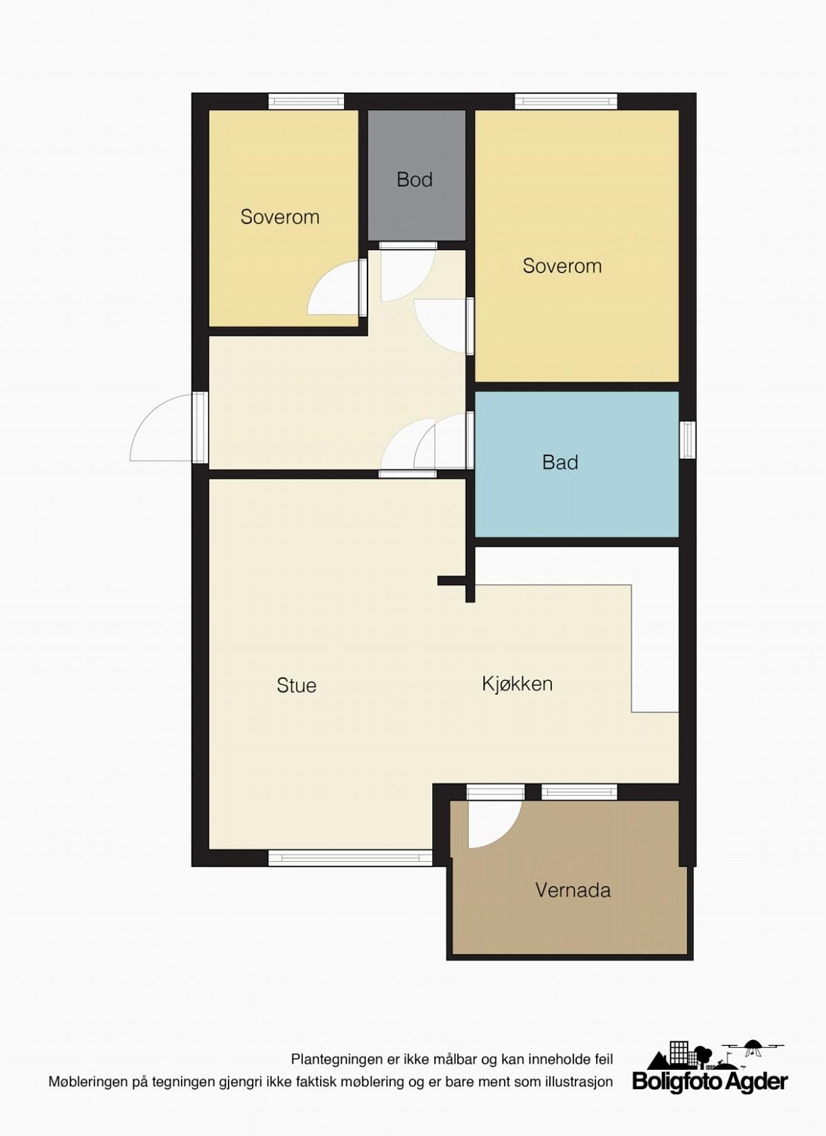 Planskisse Galleribilde