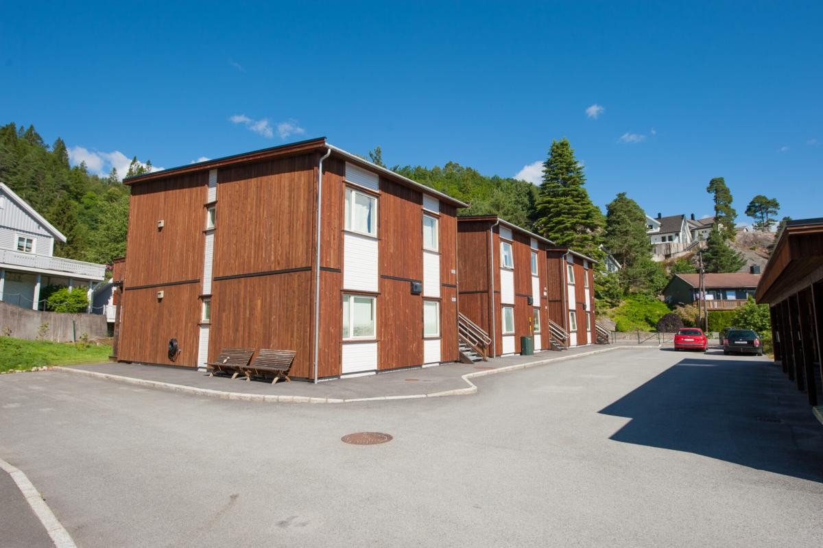 Fasade sett fra gårdsplass Galleribilde