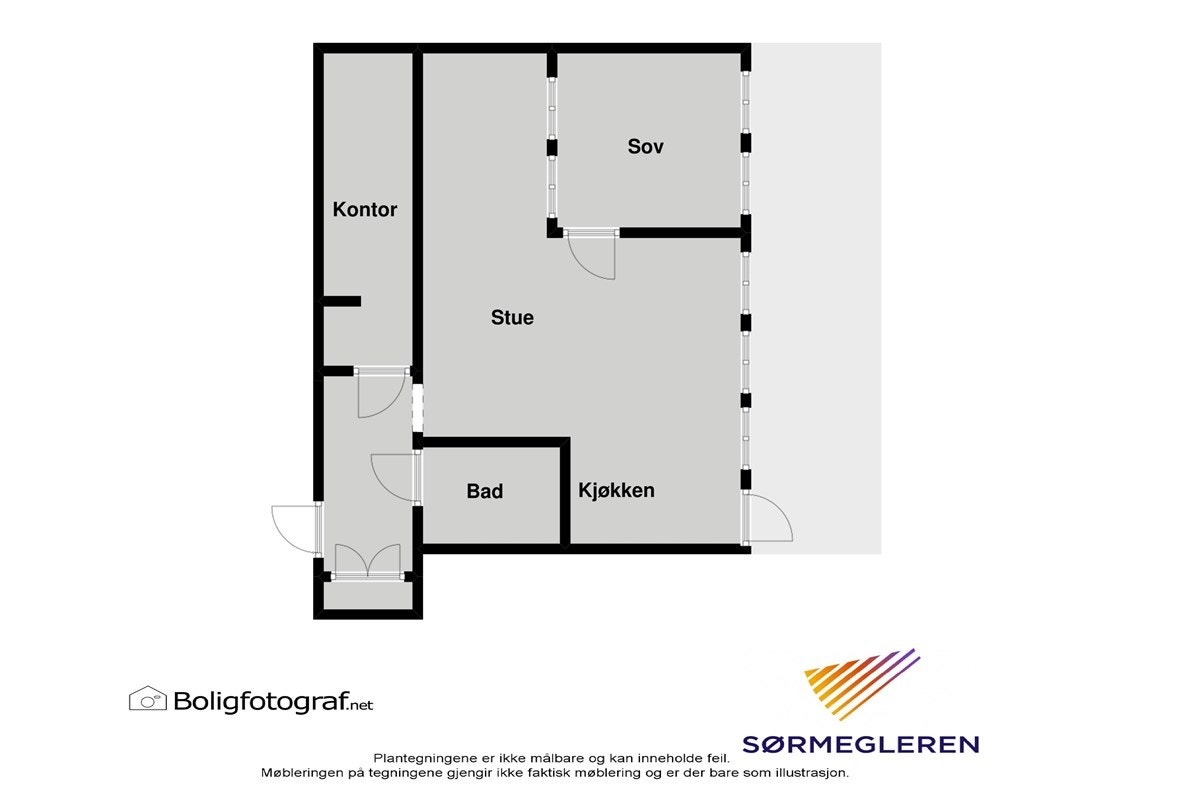 Plantegning Galleribilde