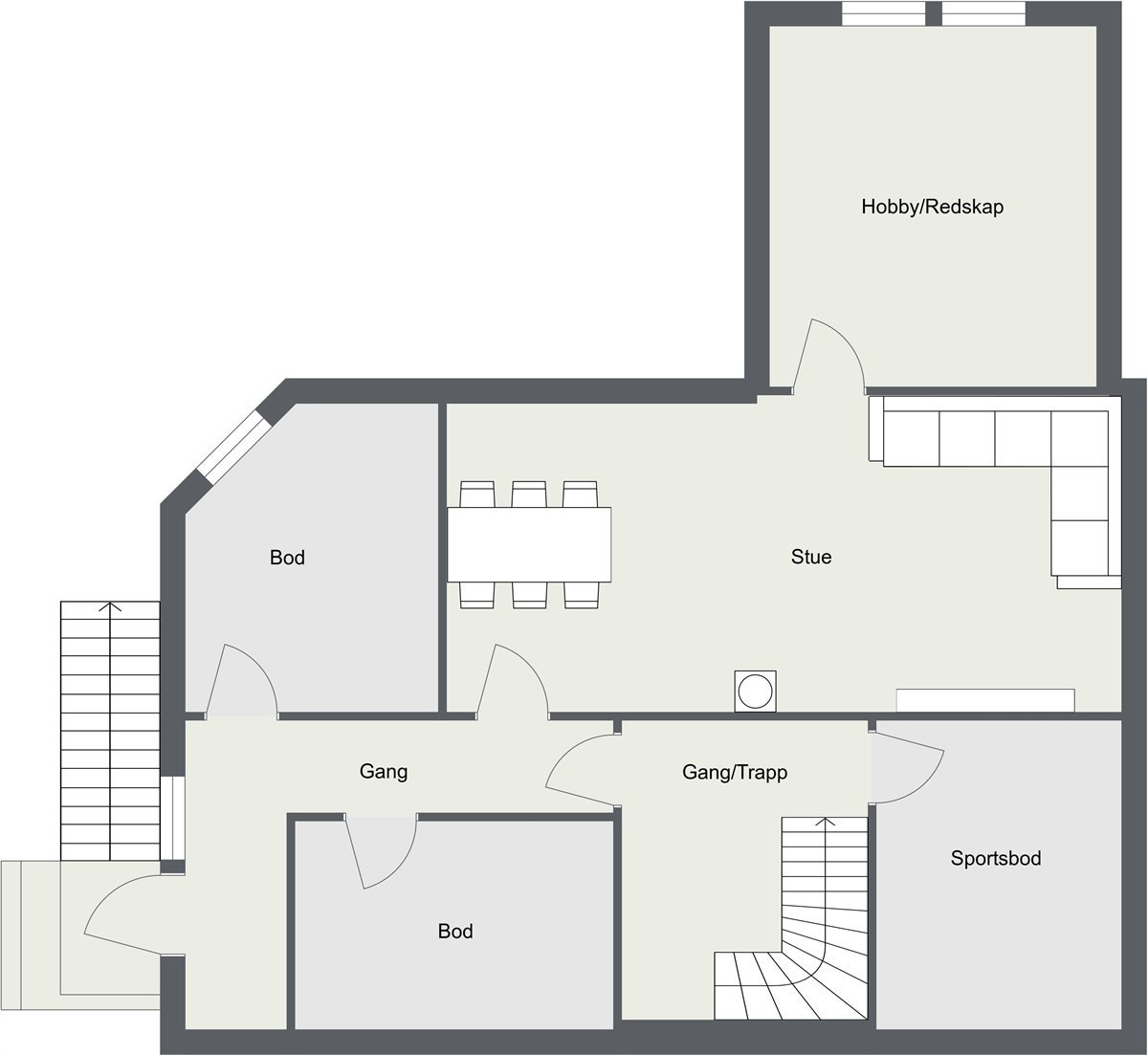 Plantegning U.Etasje Galleribilde