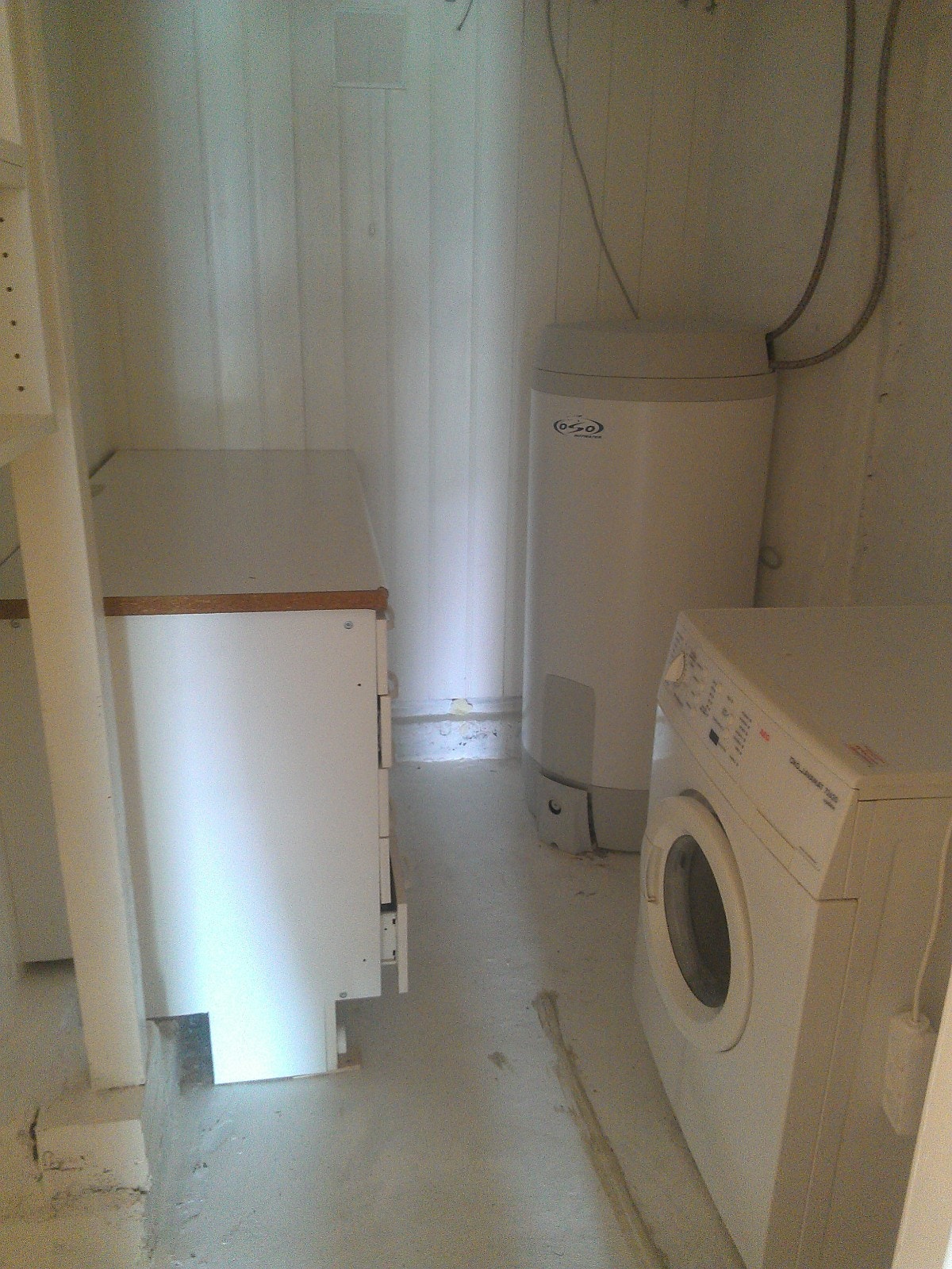 Vaskemaskin følger ikke med Galleribilde