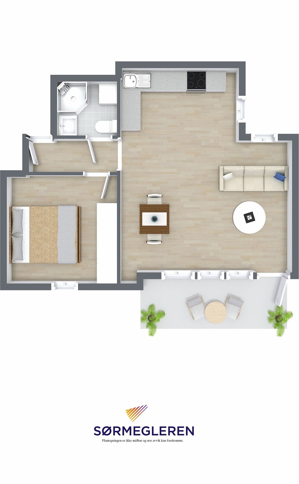 RoomSketcher 3D Floor Plan Galleribilde