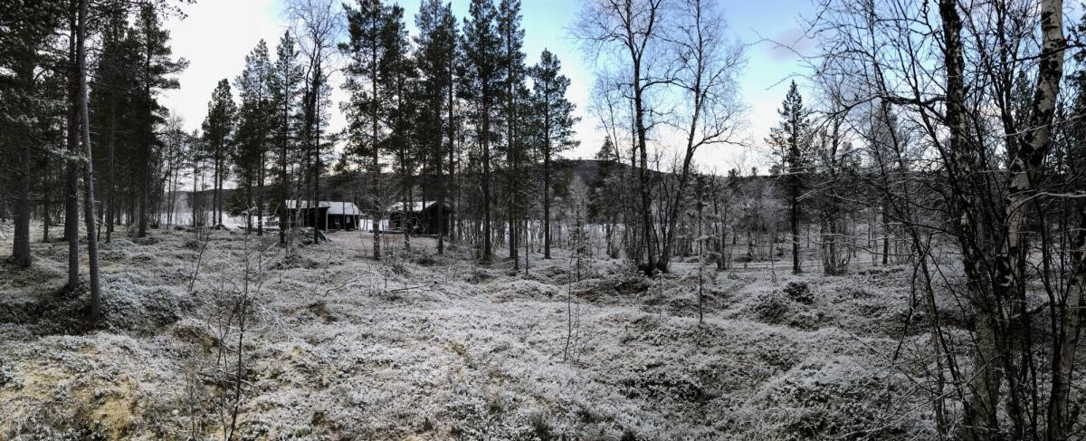 Utsikt fra tomt i retning Rundvannet.