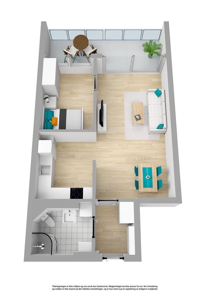 Plantegning 3d Galleribilde