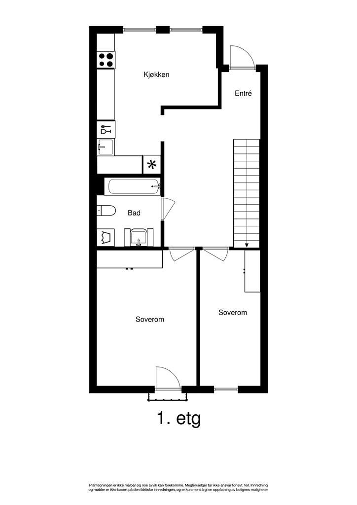 Plantegning 5. etasje Galleribilde