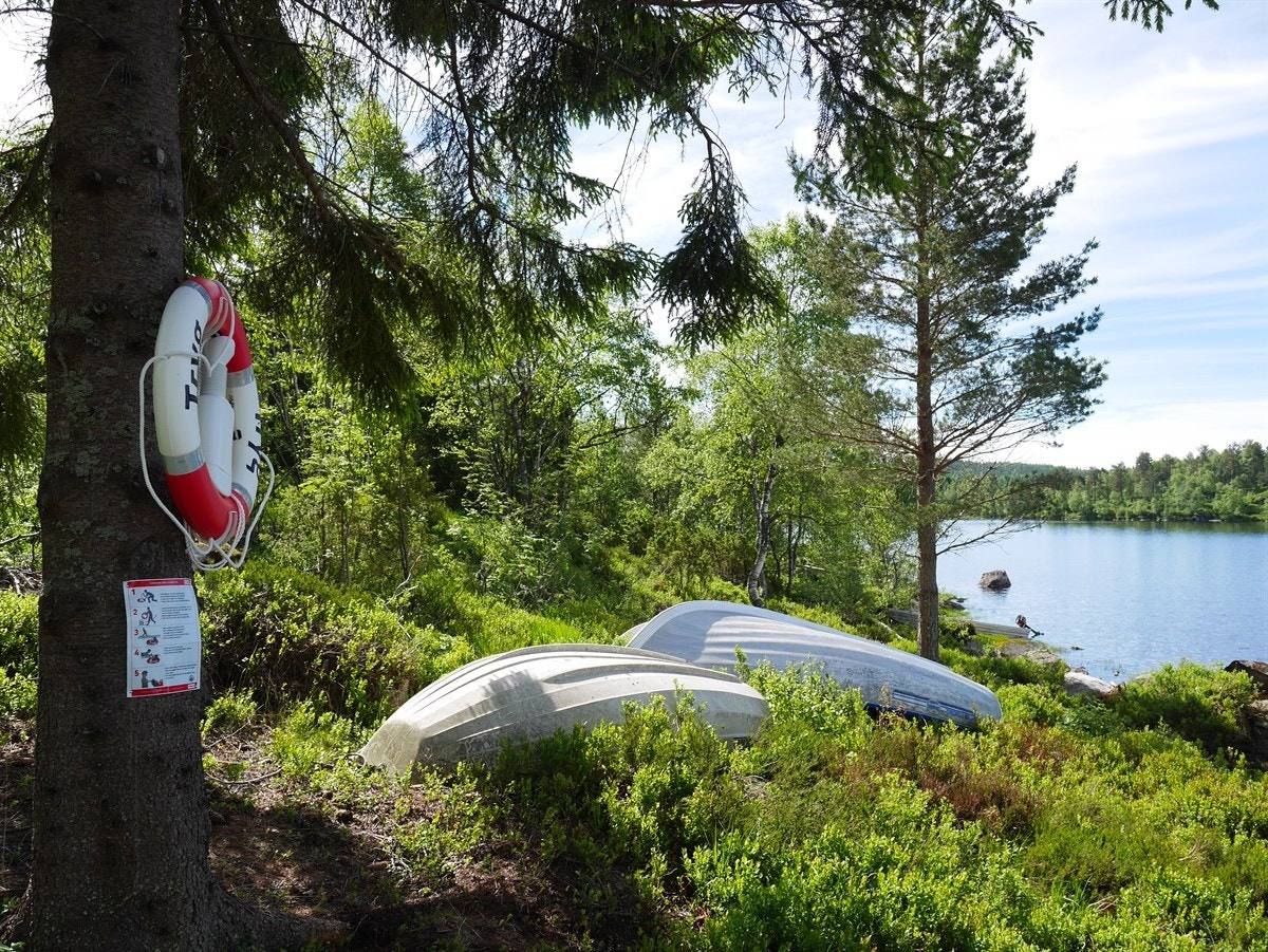 Badeplass med mulighet for båtopplag Galleribilde