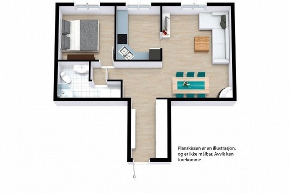 Plantegning Galleribilde