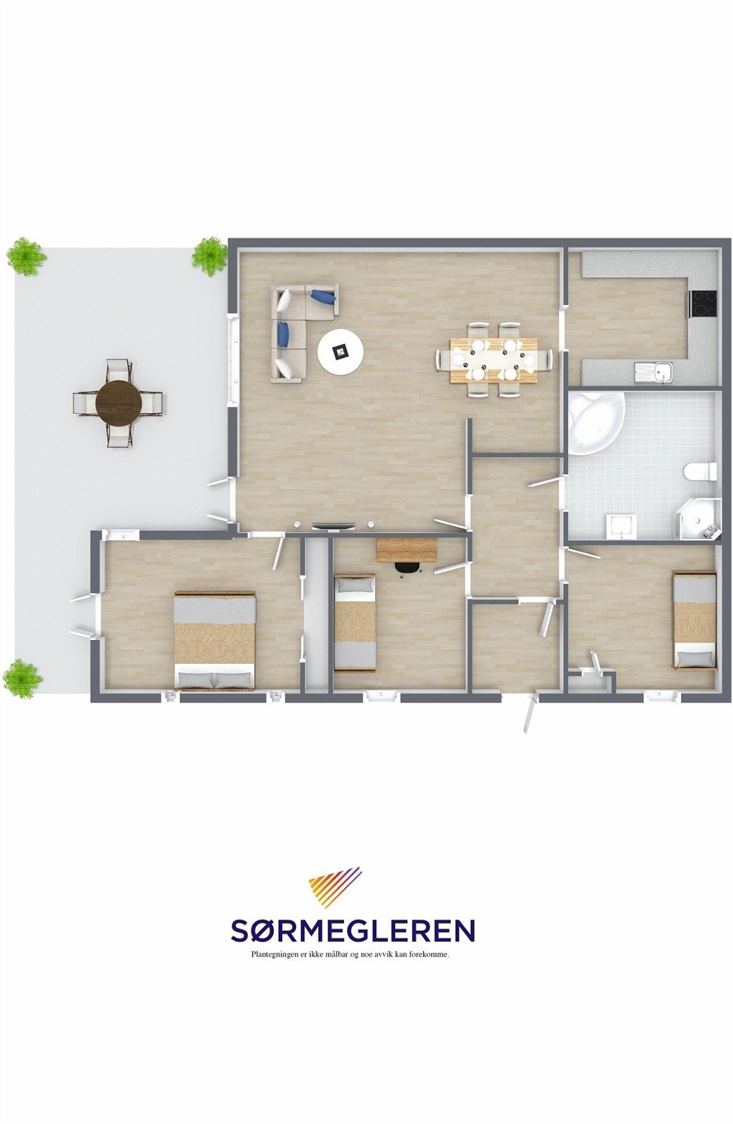 RoomSketcher 3D Floor Plan Galleribilde