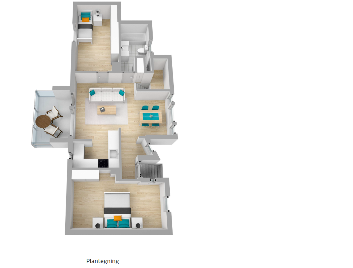 Plantegning Galleribilde