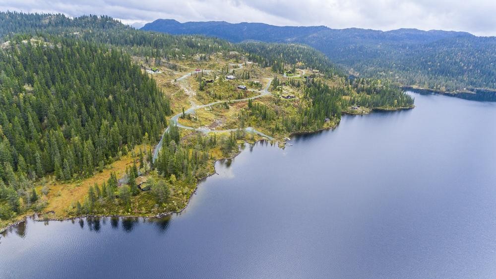 Tomtene har fantastisk utsikt over Store-Breivatn Galleribilde