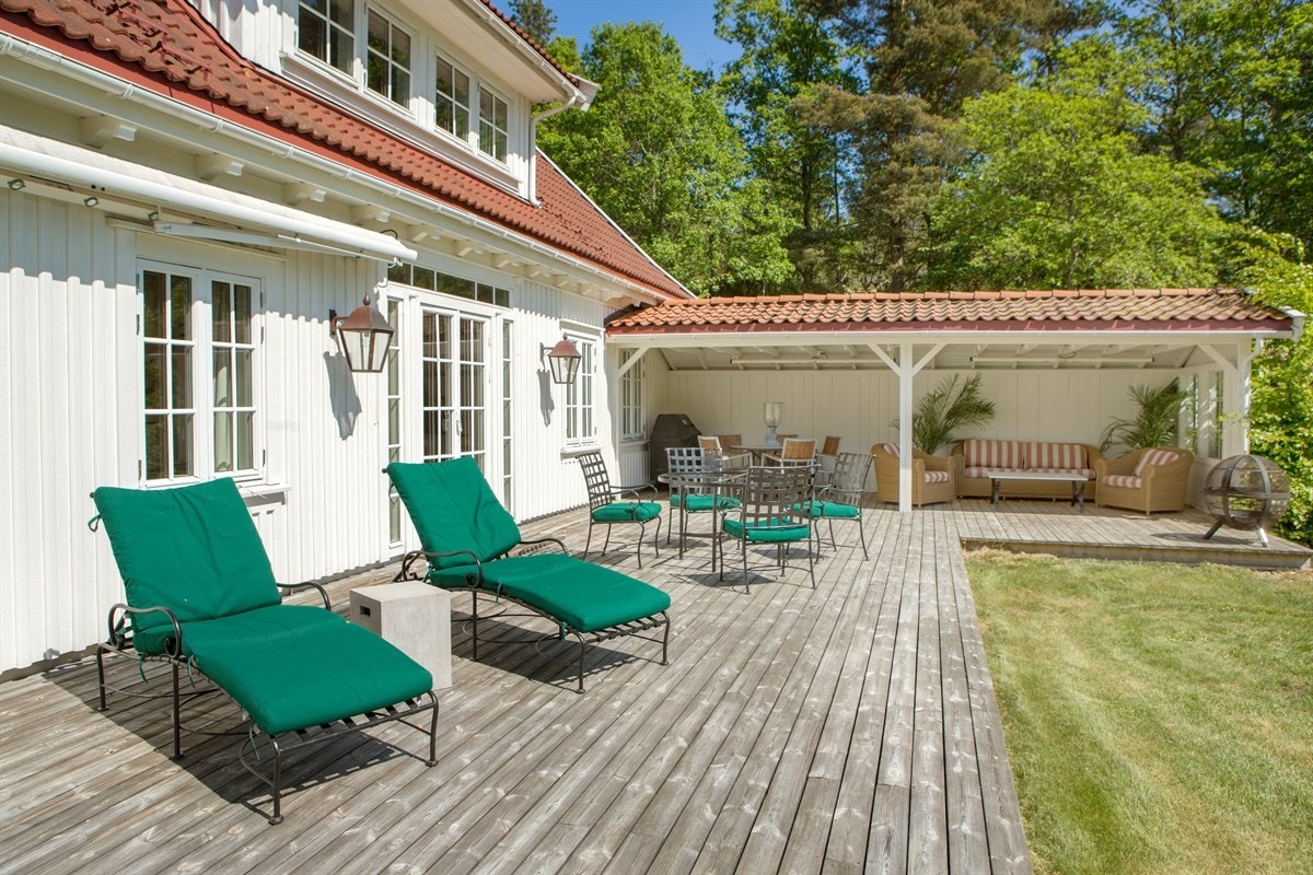 Hovedhus - terrasse Galleribilde