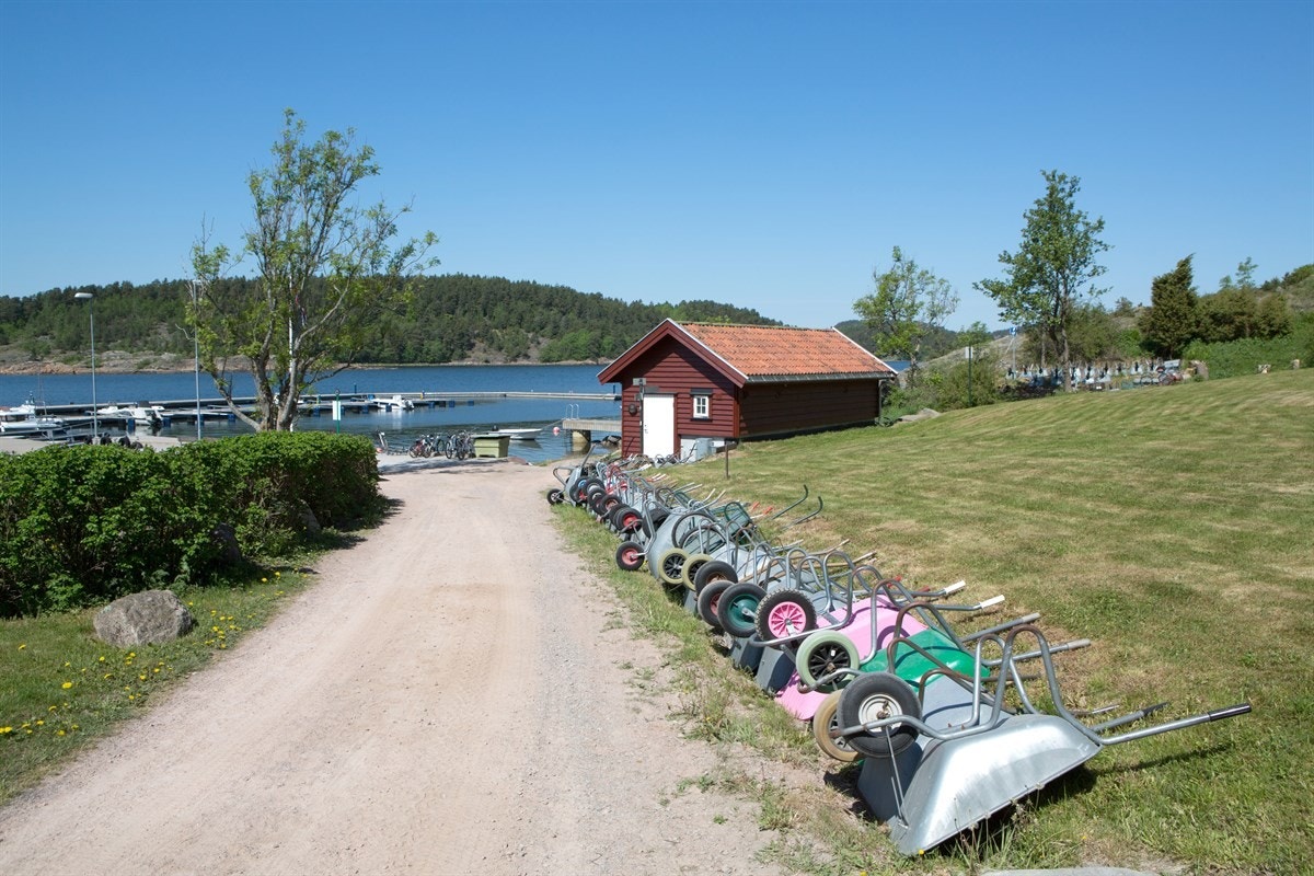 Veien opp fra Tangen og til eiendommen Galleribilde