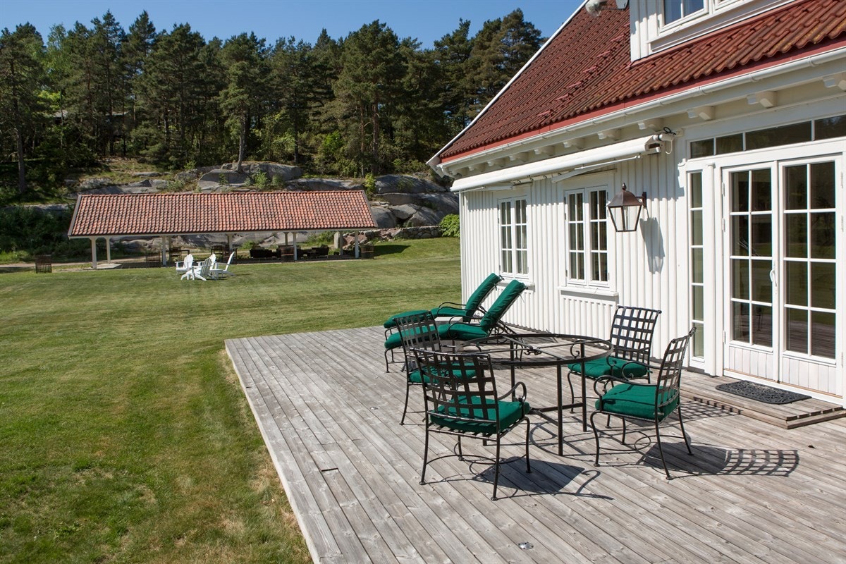 Hovedhus - terrasse Galleribilde