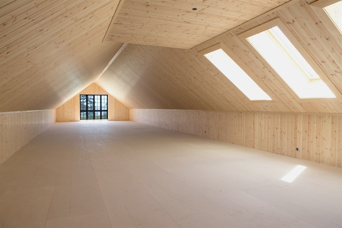 Stallbygning - innredning 2. etg. Galleribilde