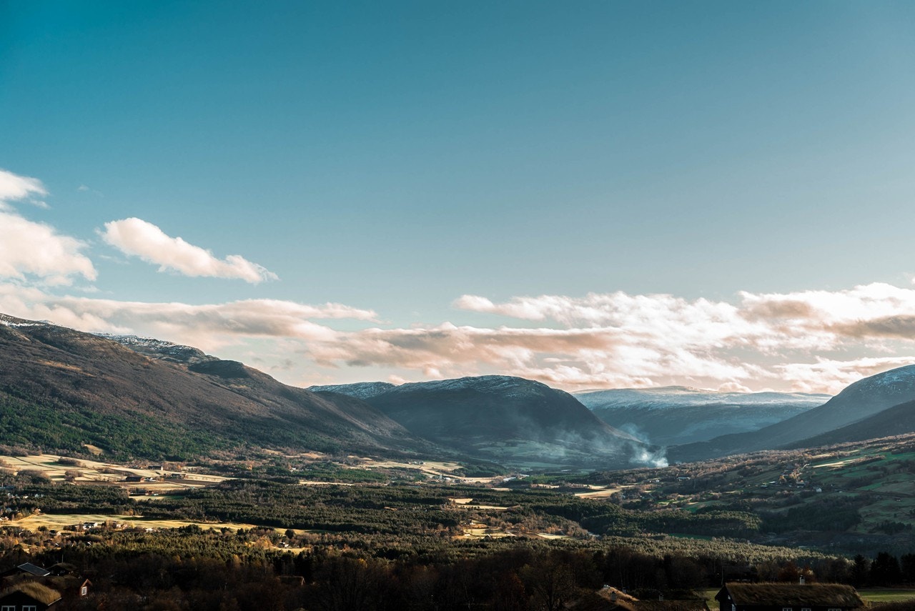 Fantastisk og naturskjønn utsikt fra eiendommen Galleribilde