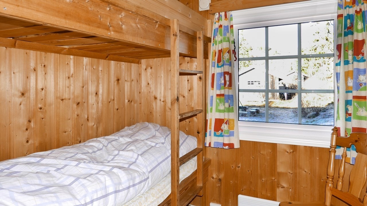 Soverom med køyeseng. Galleribilde