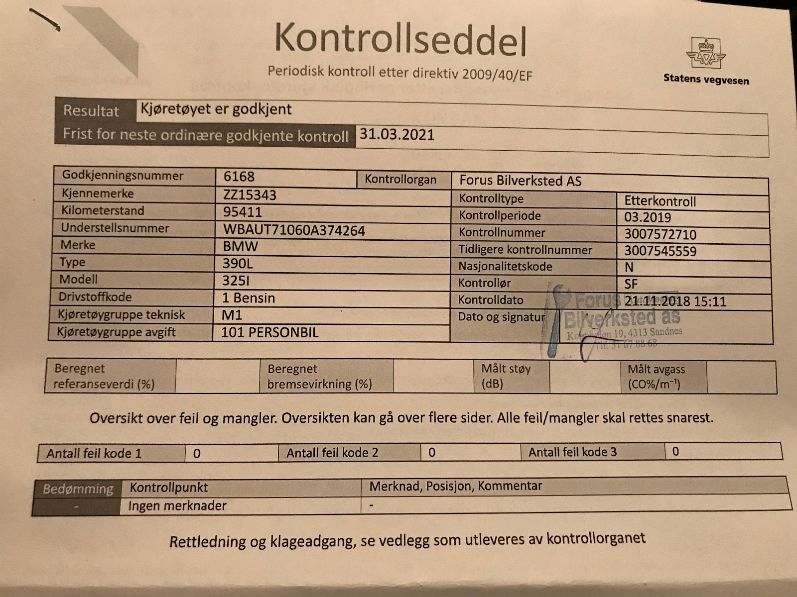 Godkjent EU Kontroll