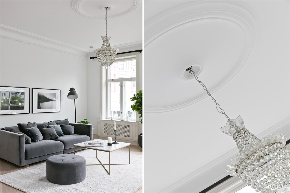 Flott detaljer og høyt tak Galleribilde