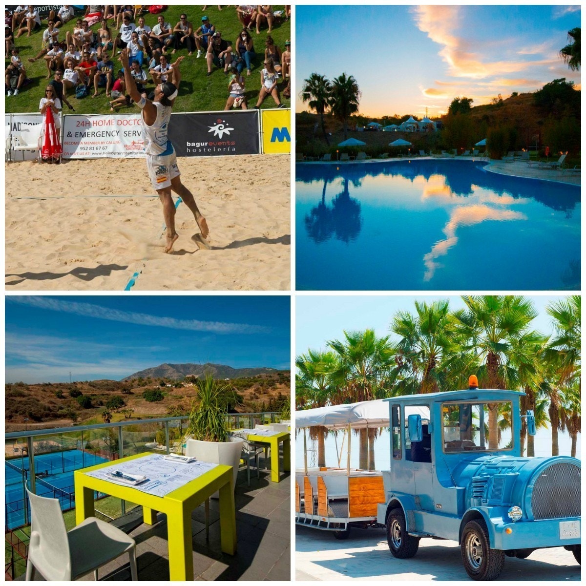 Beach volley i gangavstand fra leiligheten. Resorten får eget tranport tog som går hele året. Galleribilde