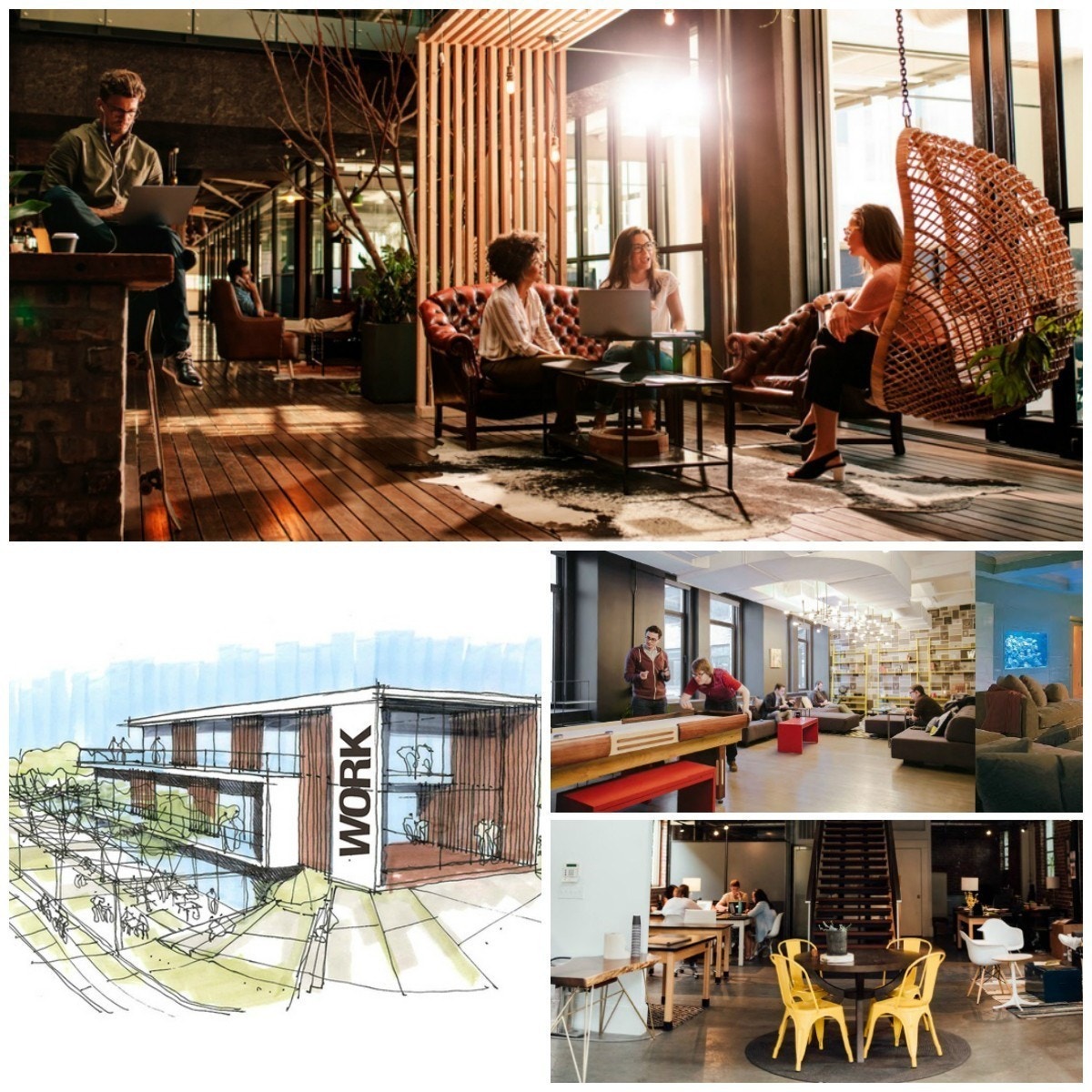 Felles work center for alle eiere. Her kan du jobbe remote og ha tilgang til printer/scanner, arrangere møter m.m Galleribilde