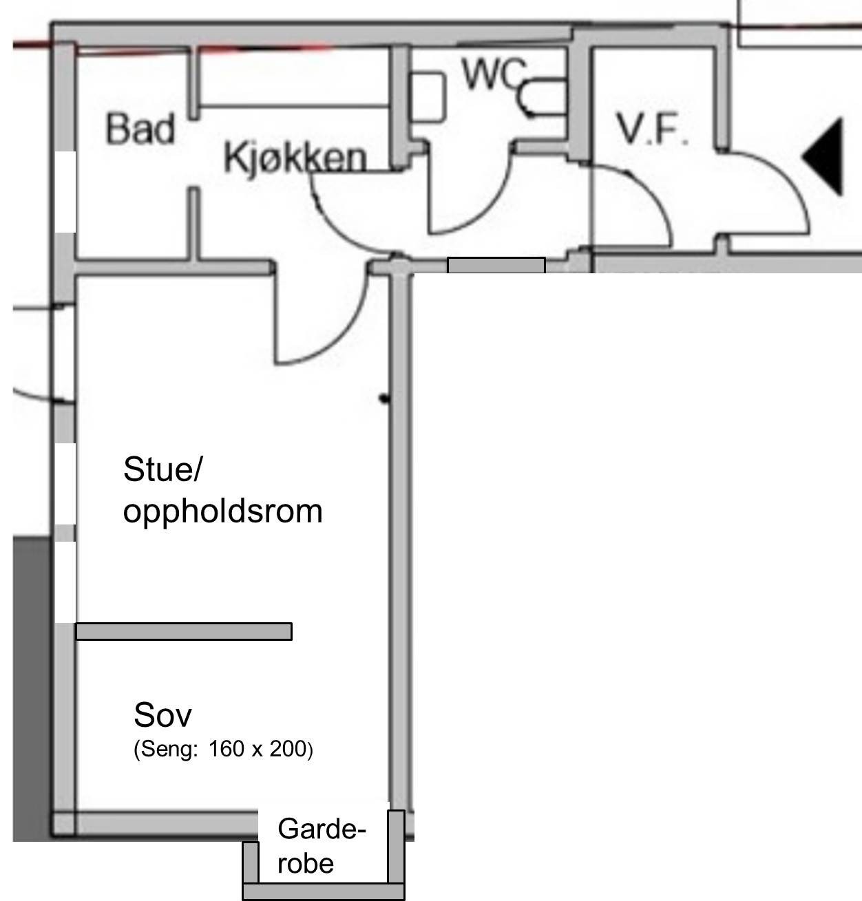 Planskisse Galleribilde