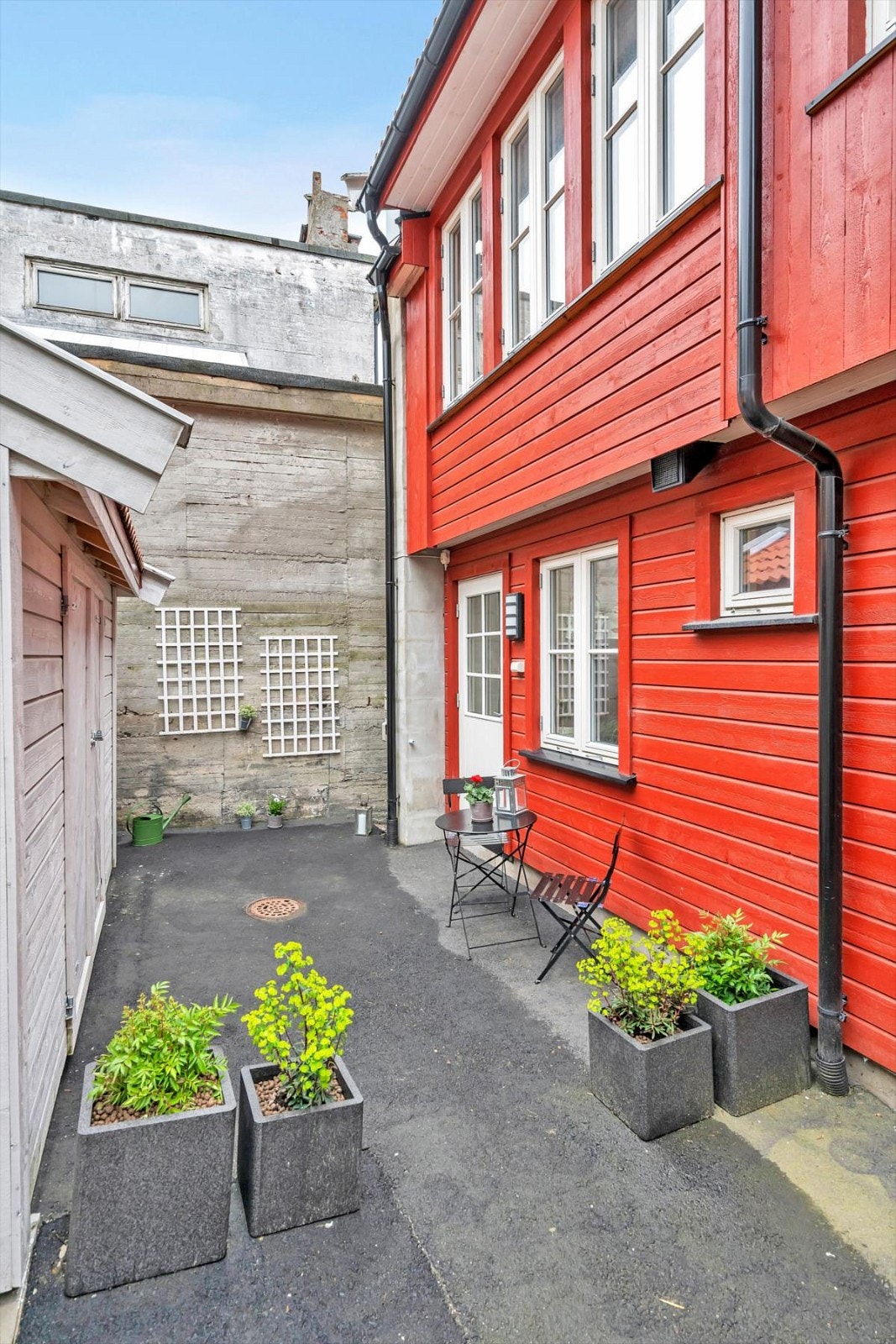 Koselig uteplass Galleribilde