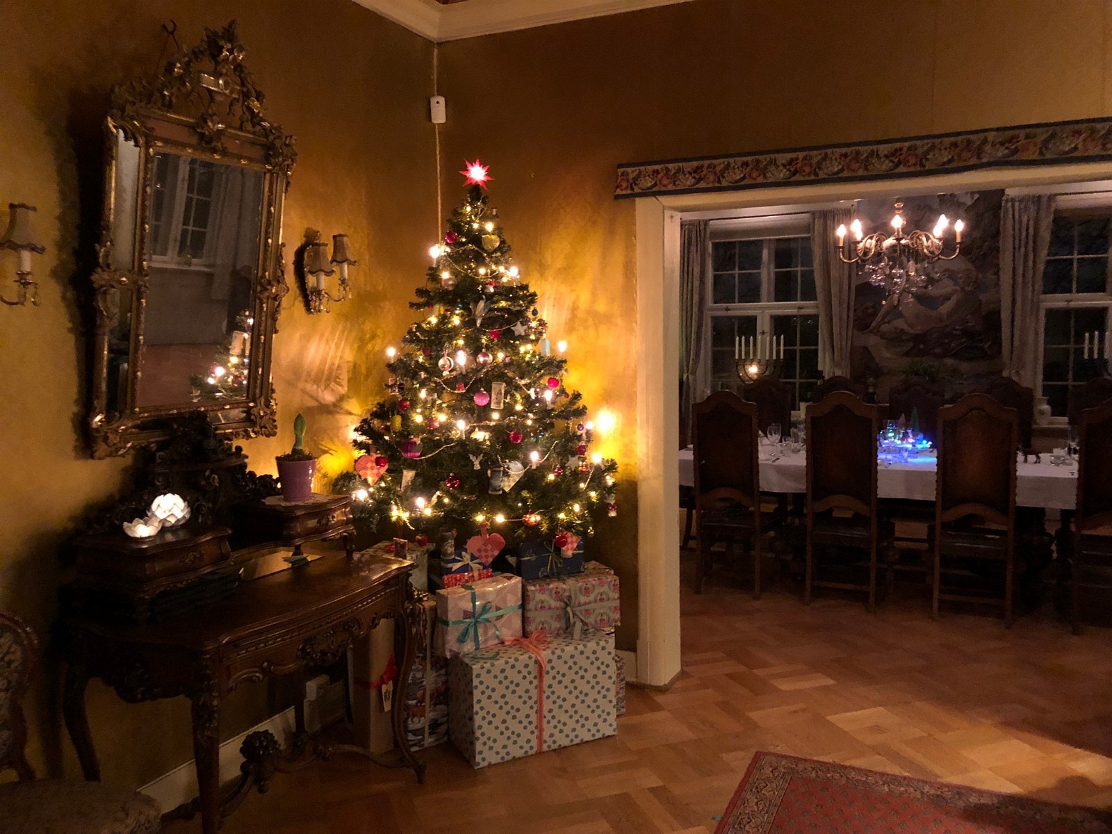 jul i stuen Galleribilde