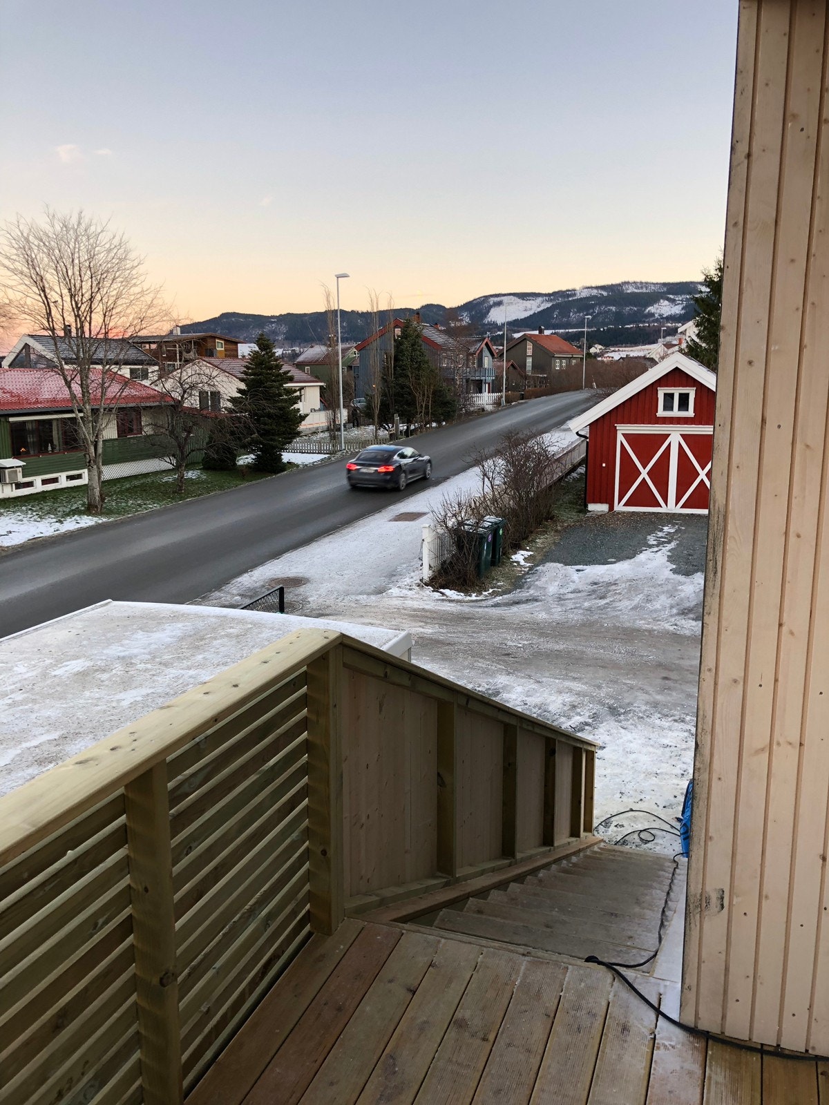 Trapp opp til balkong/inngang Galleribilde