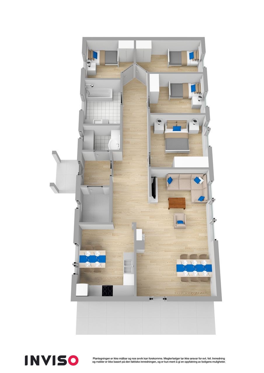 3Dplantegning Galleribilde