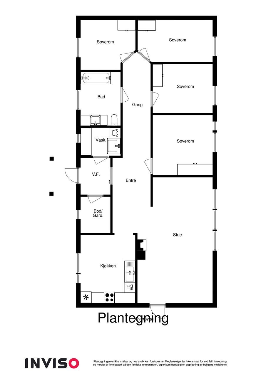 Plantegning Galleribilde