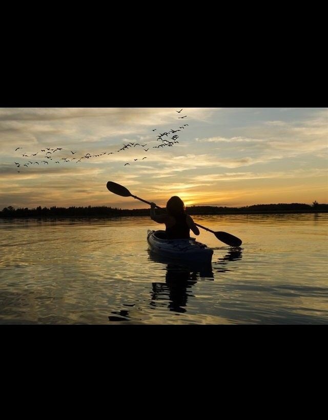 Kajakk kan brukes rett utenfor døren. Galleribilde