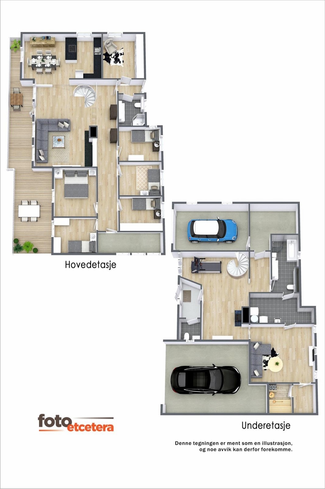 Planskisser Galleribilde